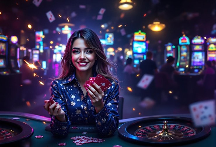 Pilih meja dan taruhan Interface pemilihan meja Infinite Blackjack